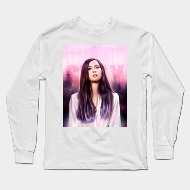 BLACKPINK ロングTシャツ 村上隆×blackpink ロングTシャツ ブラック - メルカリ